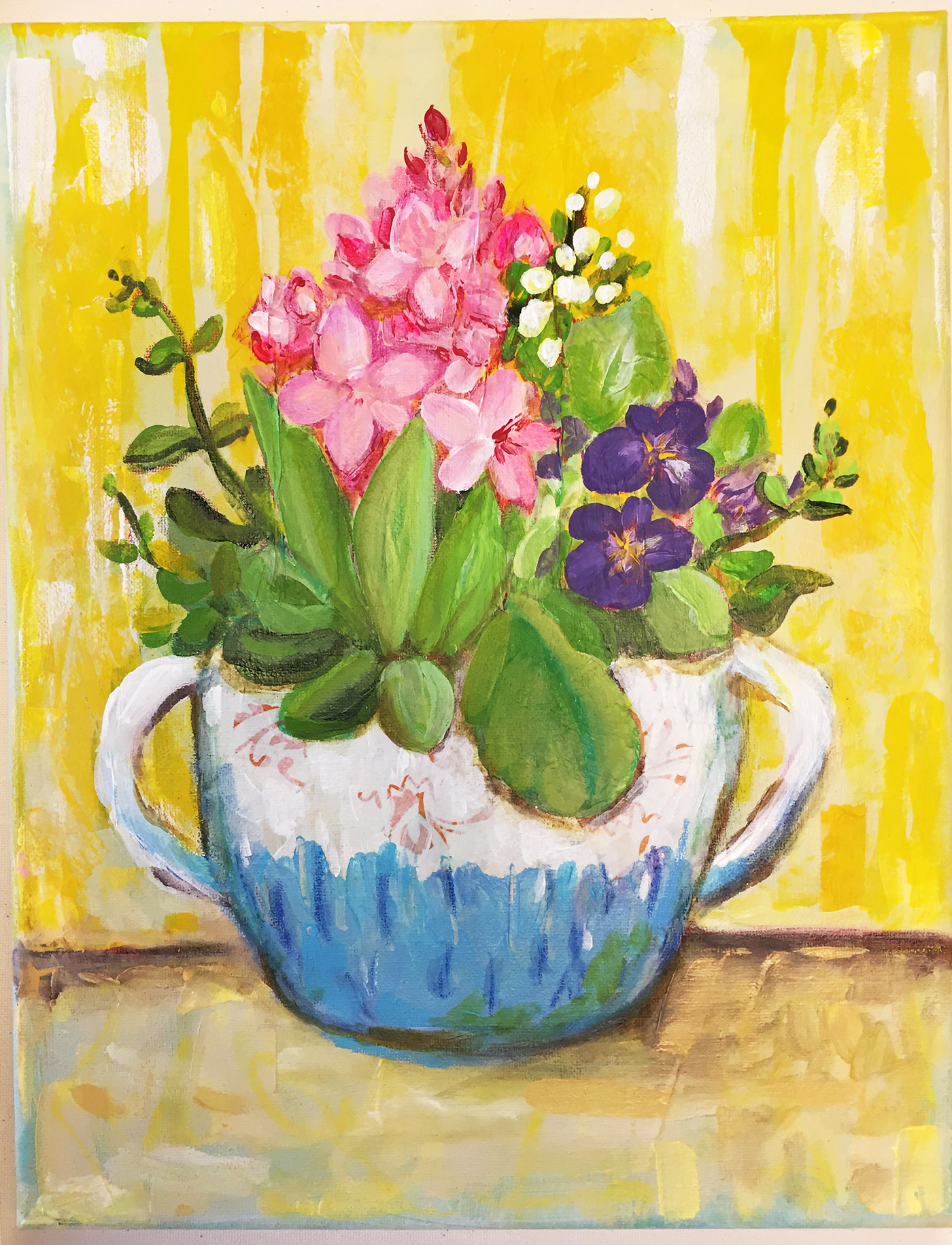 Hyacinth in a pot