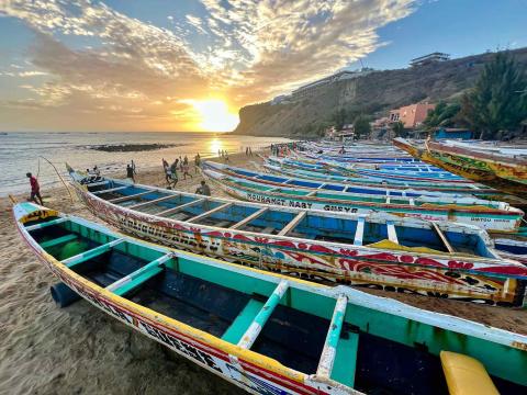 Boats at the shore