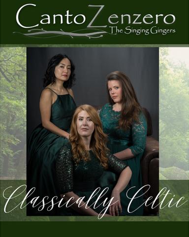 Image of the three musicians for Celtic Concert 