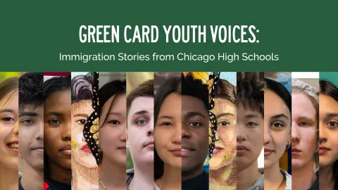 mosaic image of high school age students