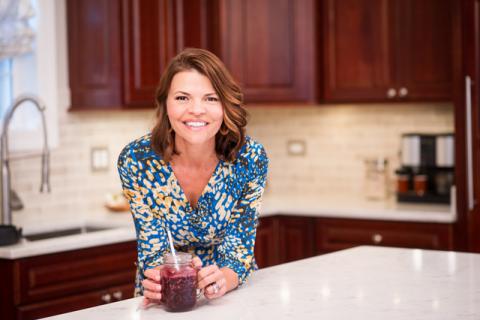 Vicky Retelny in a kitchen
