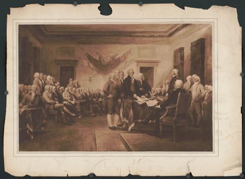 Image of the signing of the Declaration of Independence