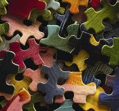 Jigsaw puzzle pieces