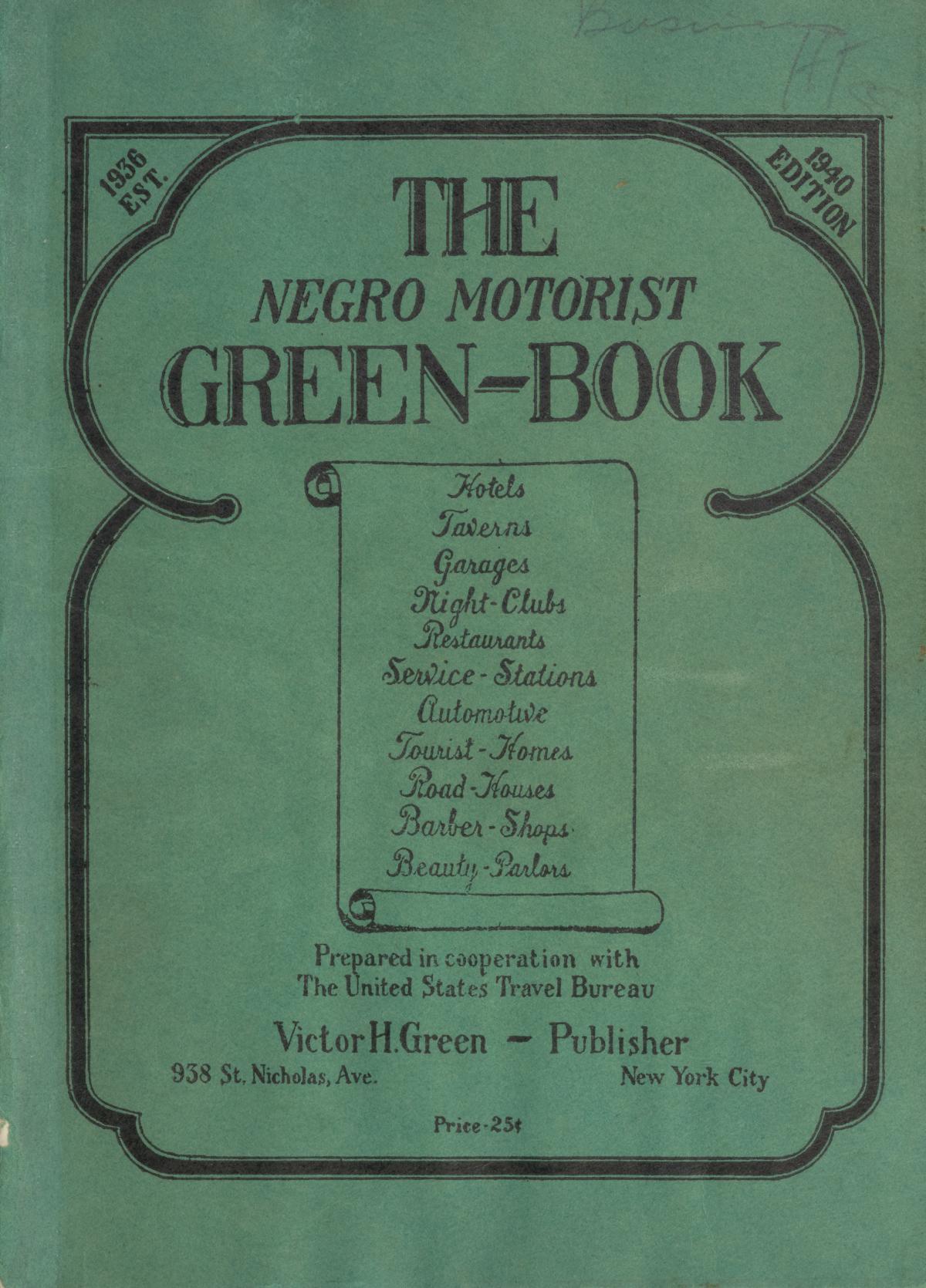 The Negro Motorist Green Book