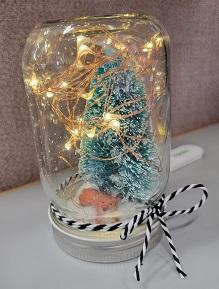 Winter Scene Jars