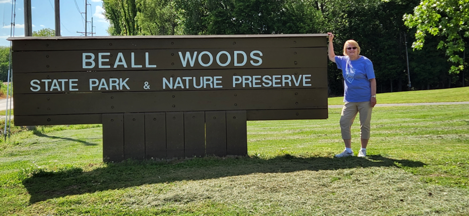 Celeste Brown at Beall Woods State Park