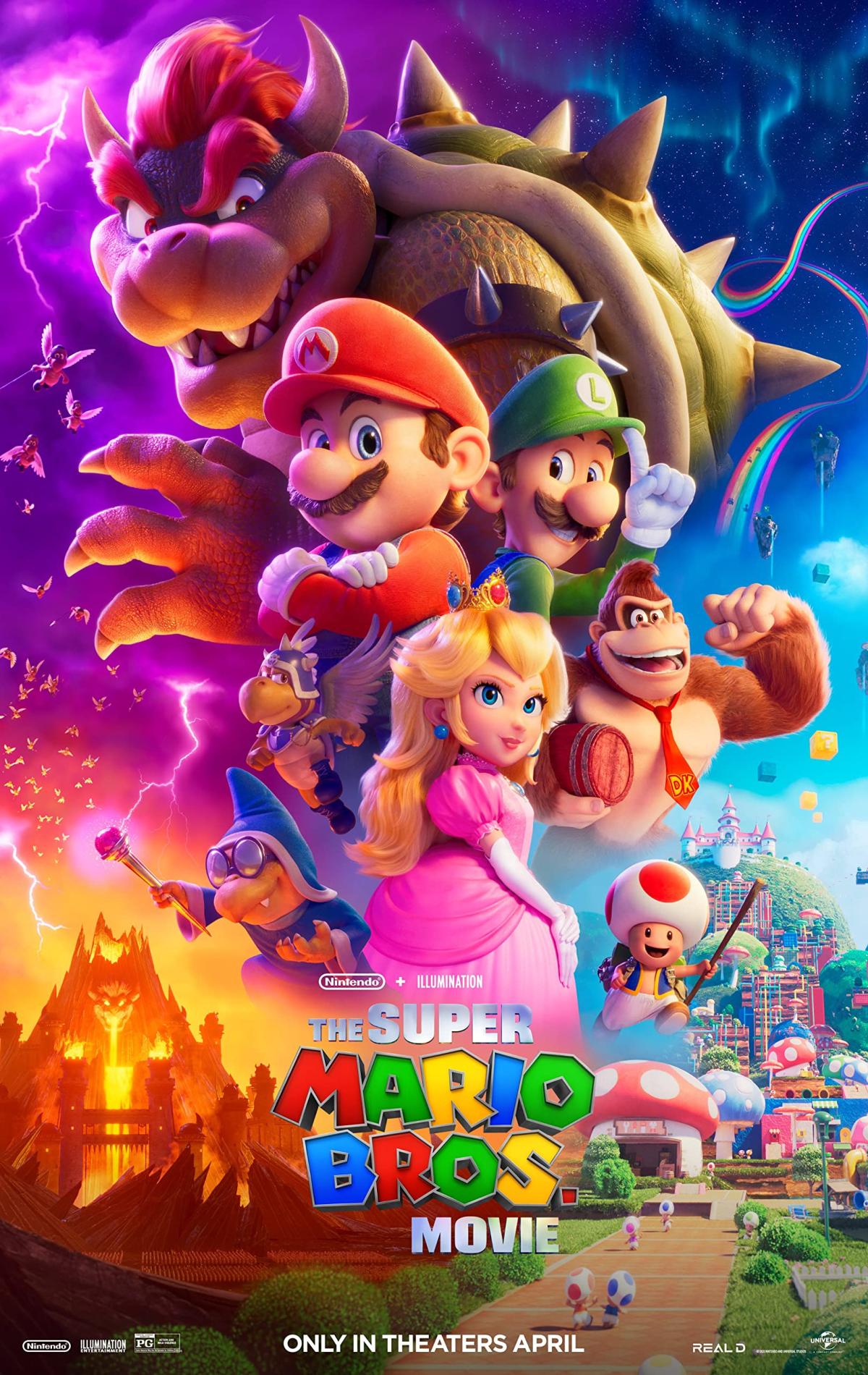 The super mario bros. movie poster