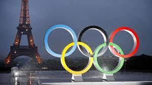 Olympic rings in Paris