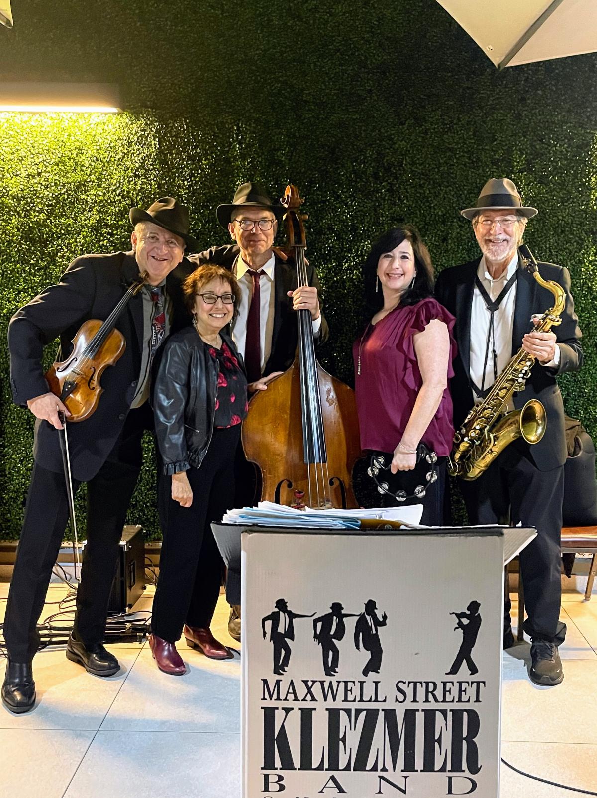 Members of Maxwell Street Klezmer Quintet