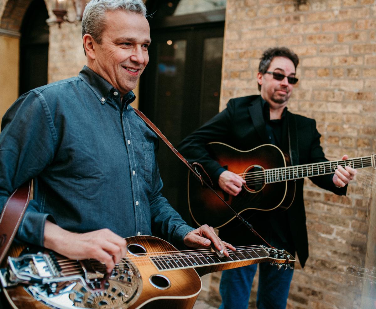 Big Sky Duo with instruments