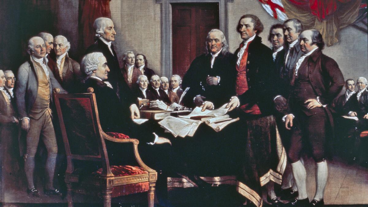 Signing the Declaration of Independence