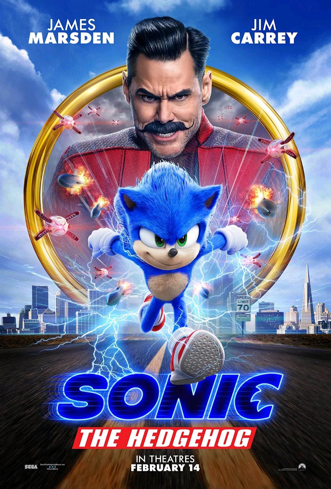 Poster image for Sonic the Hedgehog featuring Sonic and Dr. Robotnik