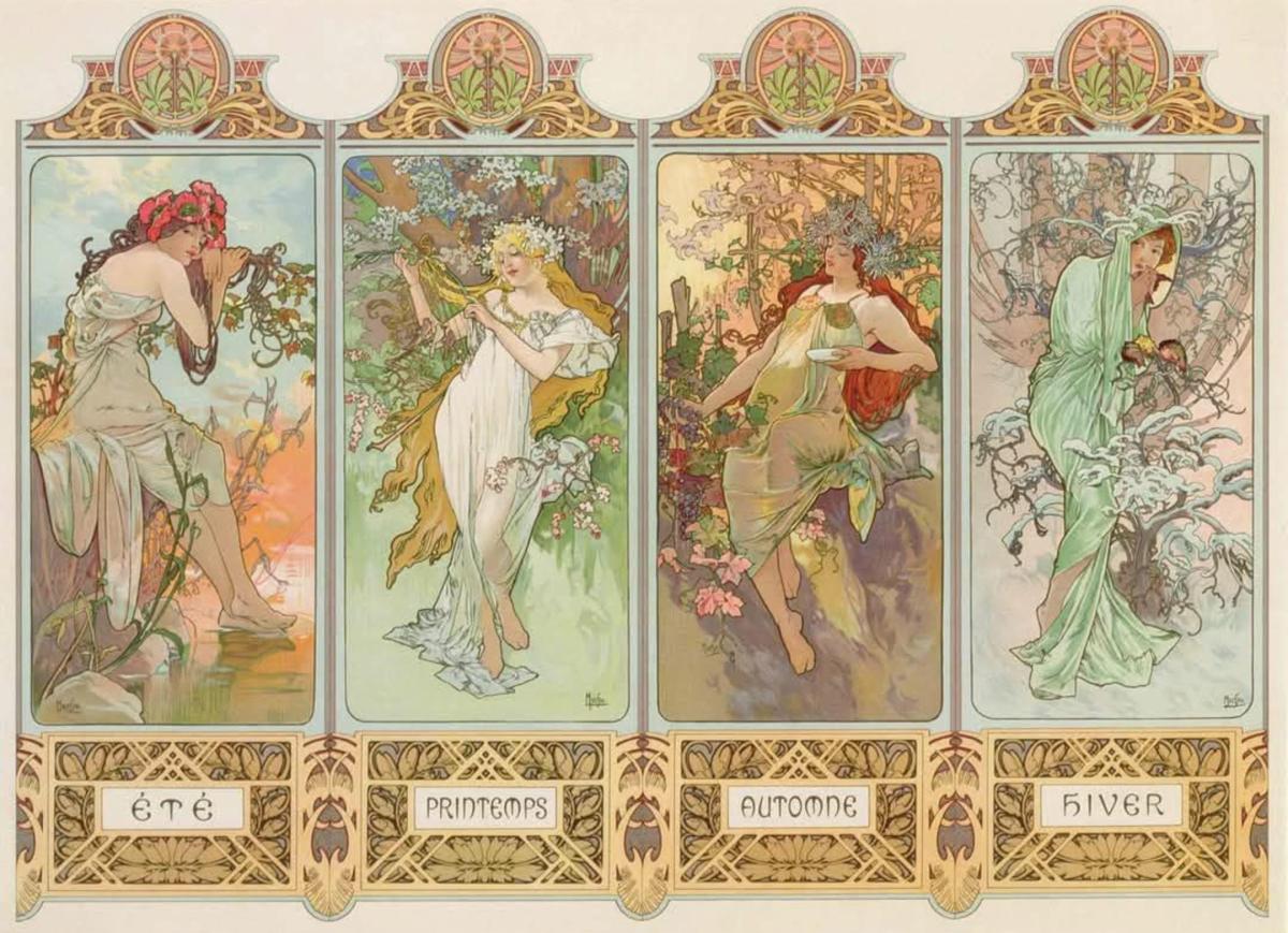 Poster by Alphonse Mucha