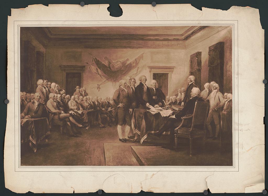 Image of the signing of the Declaration of Independence